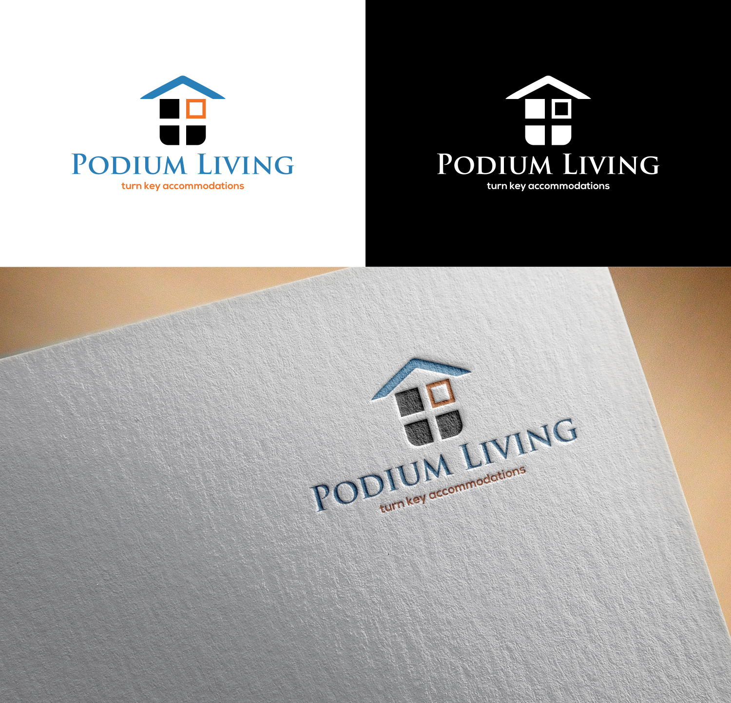 Logo Design by Kang Slamet R03 for Podium Living | Design: #19572570