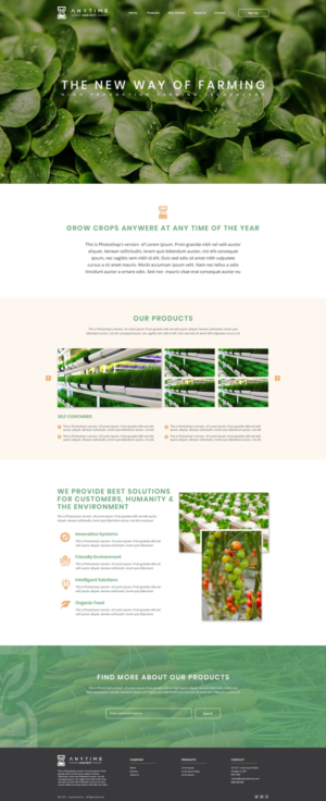 Web Design by MihaiMoldovan for this project | Design: #19546896