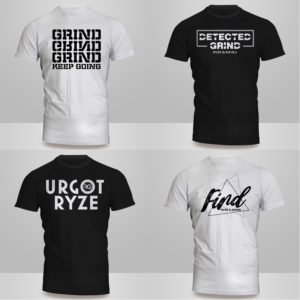 Ryze & Grind - Motivational and inspiring shirts and apparel for Entrepreneurs and leaders | T-shirt Design by Kero