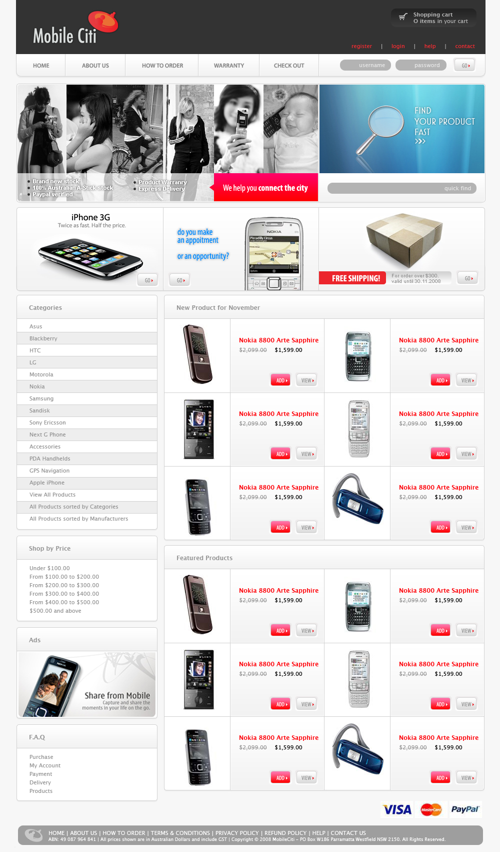 Web Design by www.duo.vn for Mobileciti | Design: #2941