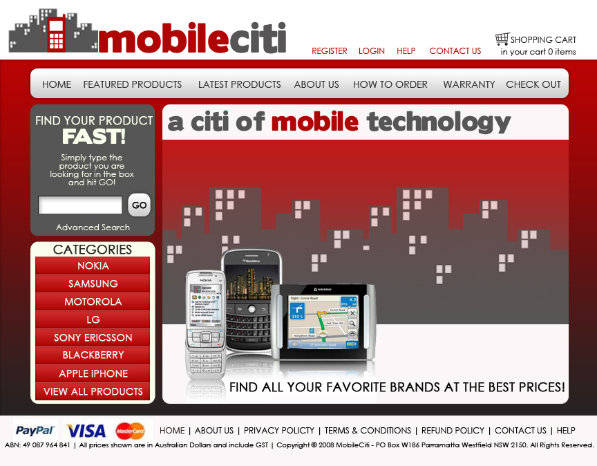 Web Design by NiteOwl Designs for Mobileciti | Design: #2126