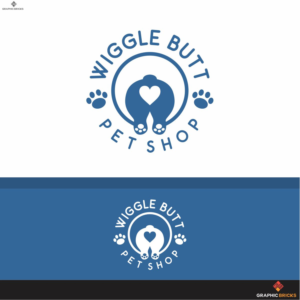 Wiggle Butt Pet Shop | Logo Design by Graphic Bricks