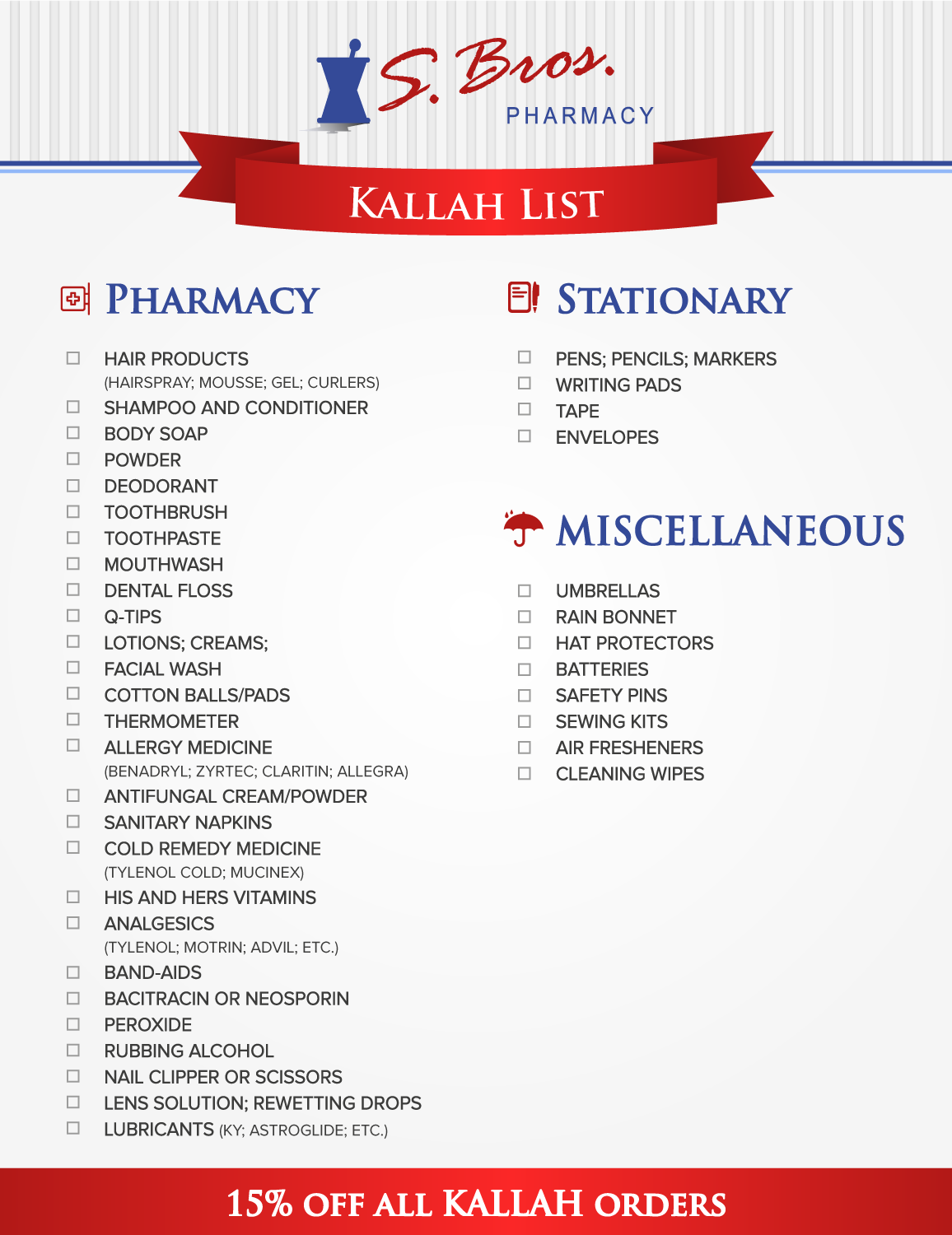 Design de Modèle Word par HamzaMalik pour S Bros Pharmacy | Design #22454533