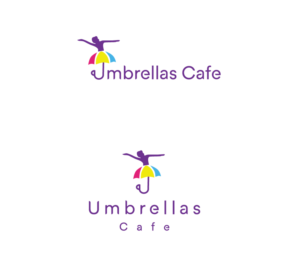 Umbrellas Cafe | Logo-Design von Hiccups Design
