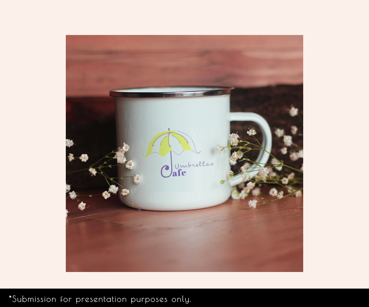 Logo Design by Miranda Mtz. for Umbrellas Cafe | Design #19605931