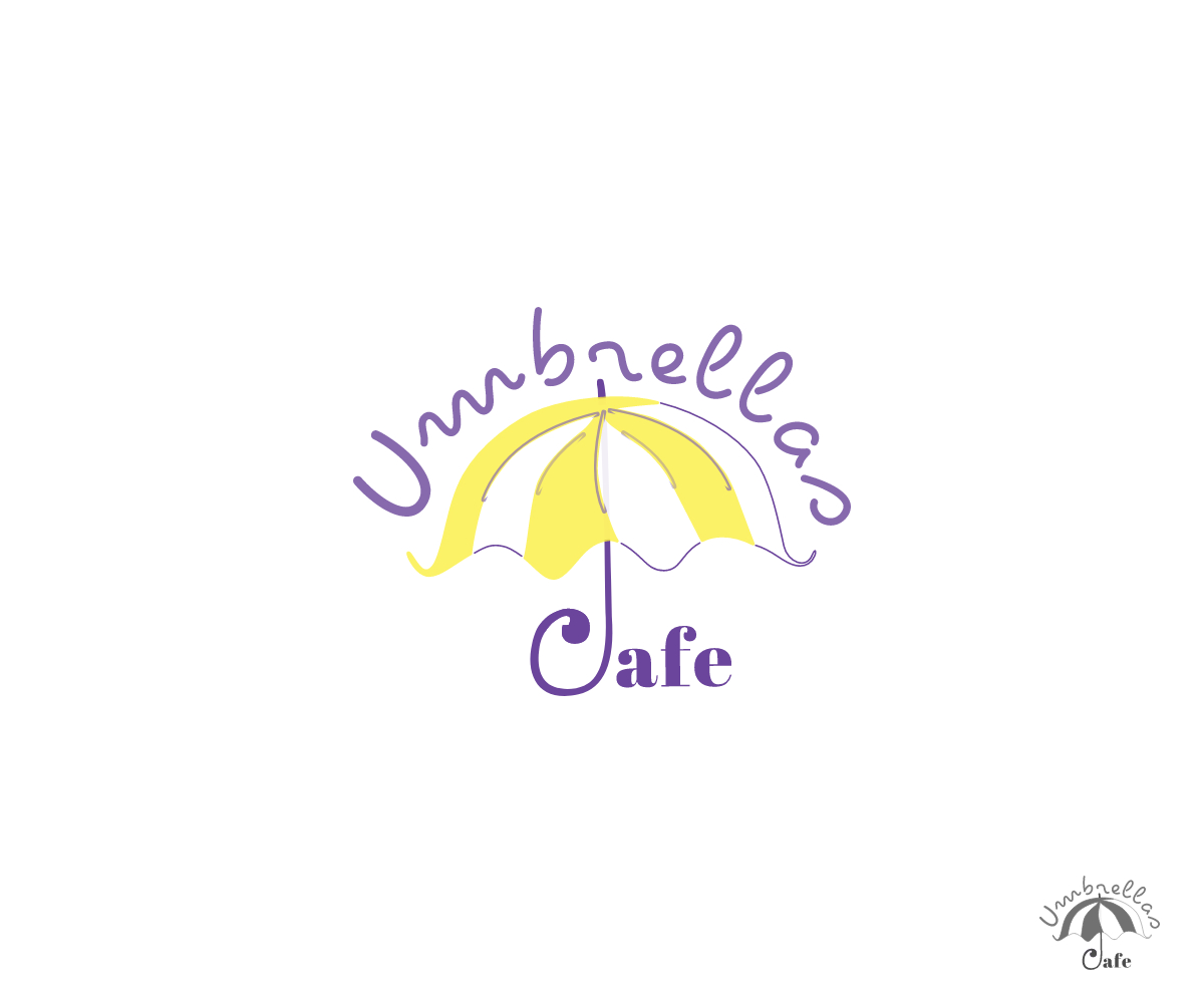 Logo Design by Miranda Mtz. for Umbrellas Cafe | Design #19613519