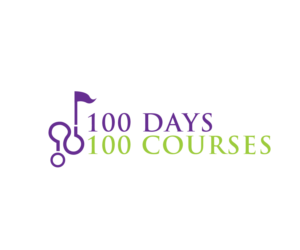 100 Days 100 Courses | Logo Design by renderman