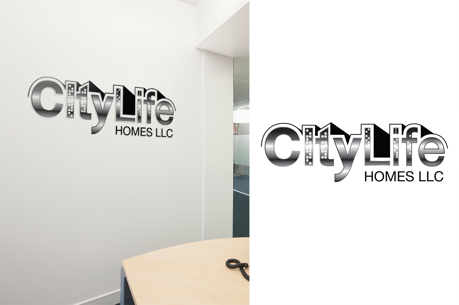 Logo Design by Grafactory for CityLife Homes LLC  | Design #19576400