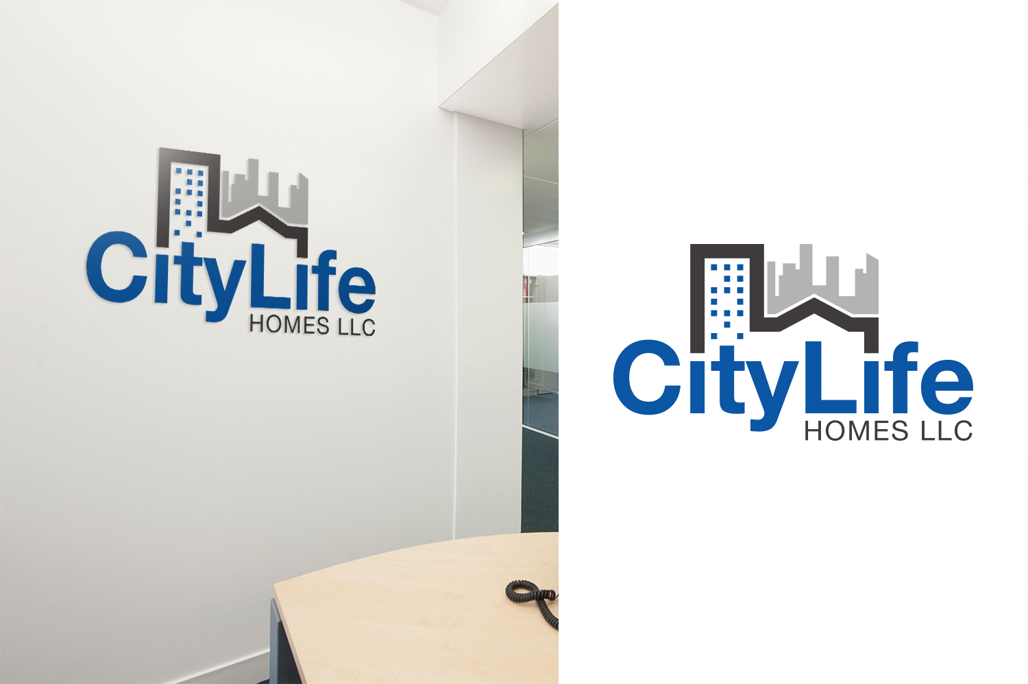 Logo Design by Grafactory for CityLife Homes LLC  | Design #19576408