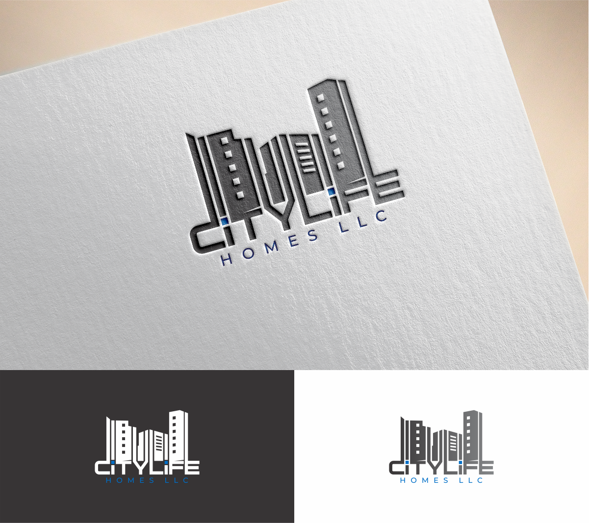 Logo Design by MKR for CityLife Homes LLC  | Design #19554755
