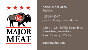 Design de Logo par wmarler 2 pour Major meat ltd | Design : #19560858