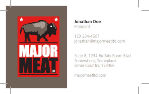 Design de Logo par wmarler 2 pour Major meat ltd | Design : #19560896