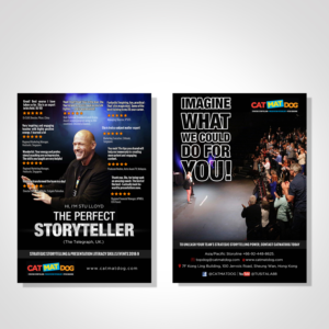 Poster-style graphics needed for "rock star" Storytelling Coach