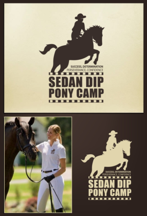 Sedan Dip Pony Camp, Success, determination, perseverance, confidence | Logo-Design von Kira Graphics