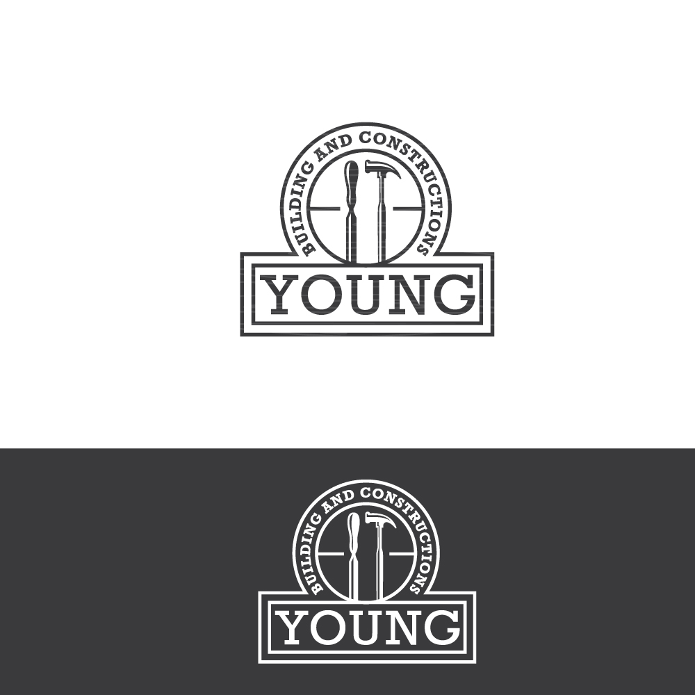 Logo Design by Sujit Banerjee for Young Building and Constructions | Design #19557706