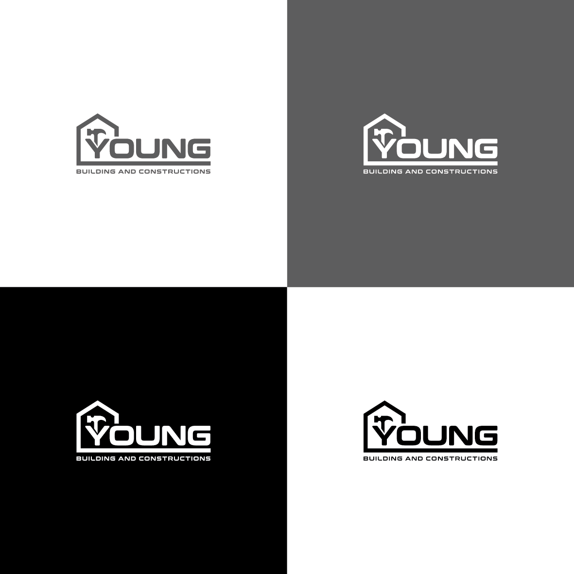 Diseño de Logo por chynthiadewi91 para Young Building and Constructions | Diseño #19570801
