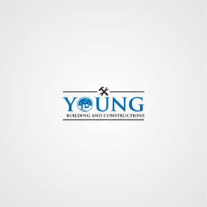 Logo Design by PAYUNG Media Creative for Young Building and Constructions | Design #19567866