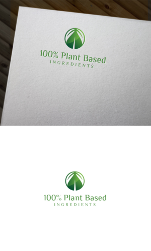 100% plant based or 100% plant based ingredients | Logo-Design von logo_s