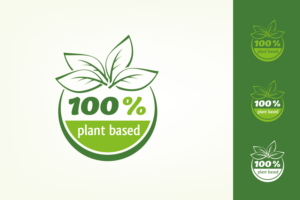 100% plant based or 100% plant based ingredients | Logo Design by hoch2wo