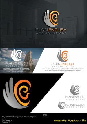 Plain English Web Solutions | Logo Design by Mariono Fx