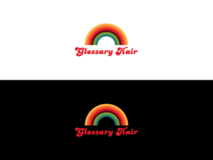 Glossary Hair | Logo Design by Slant Line Media