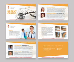 PowerPoint template for online medical education | Graphic Design by Aurora:)