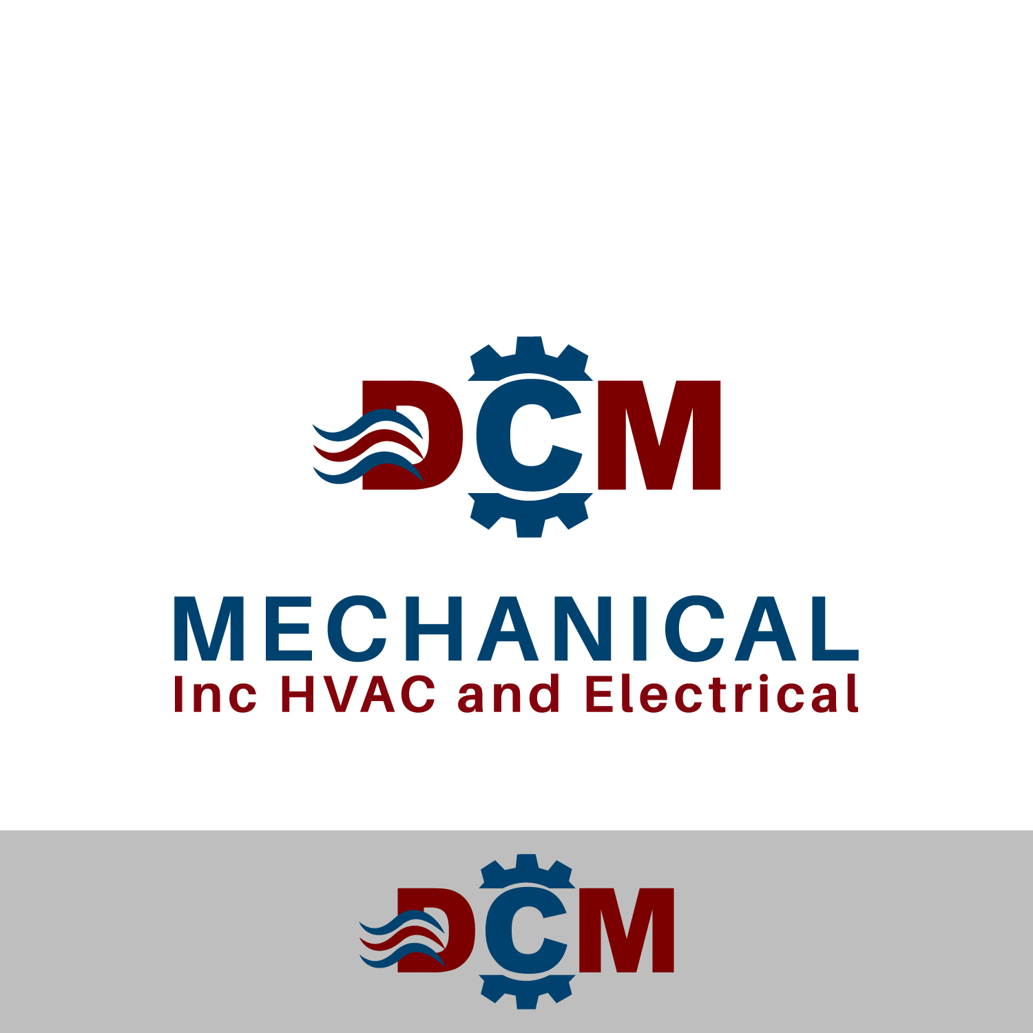 Logo Design by Alpha design for DCM Mechanical, Inc | Design #19559908