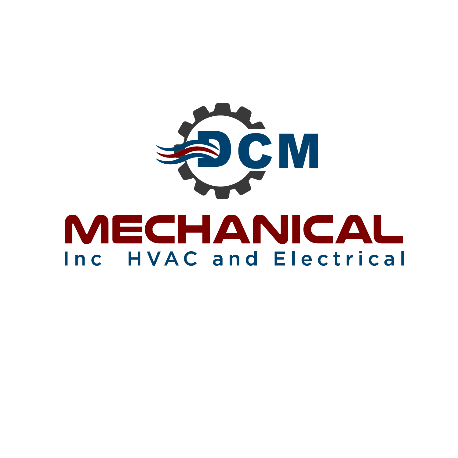Logo Design by Alpha design for DCM Mechanical, Inc | Design #19571562