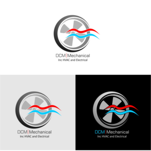 Logo Design by Mayur Sonar 3 for DCM Mechanical, Inc | Design #19592531
