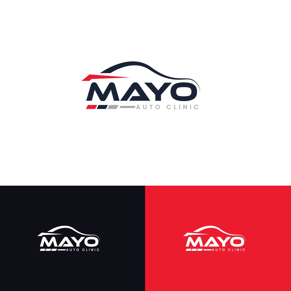 Serious, Masculine, Automotive Logo Design for Mayo Auto Clinic by