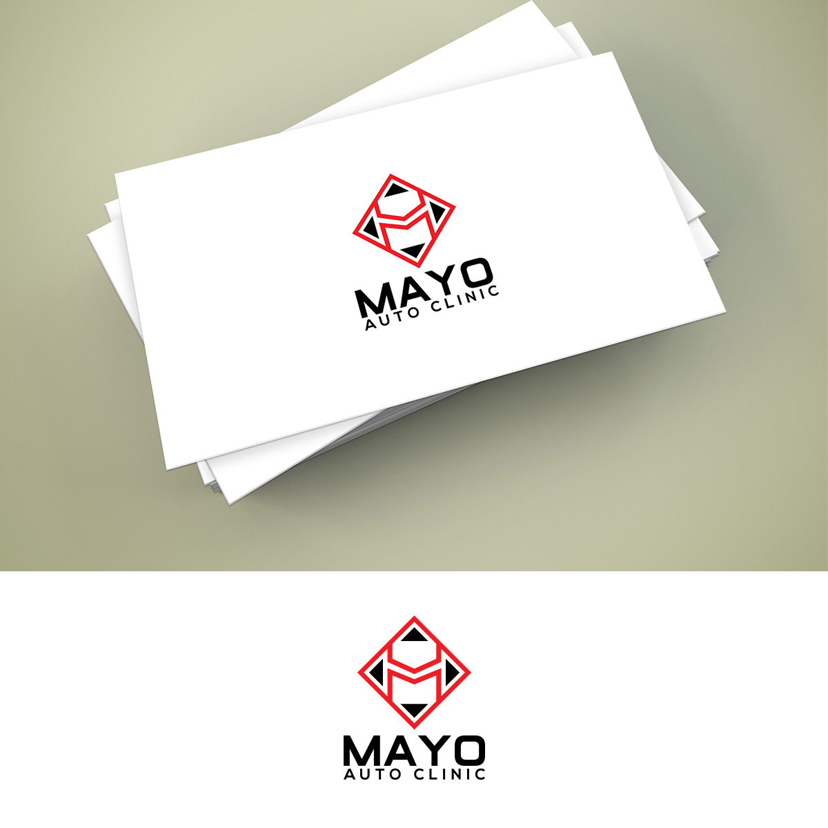 Serious, Masculine, Automotive Logo Design for Mayo Auto Clinic by