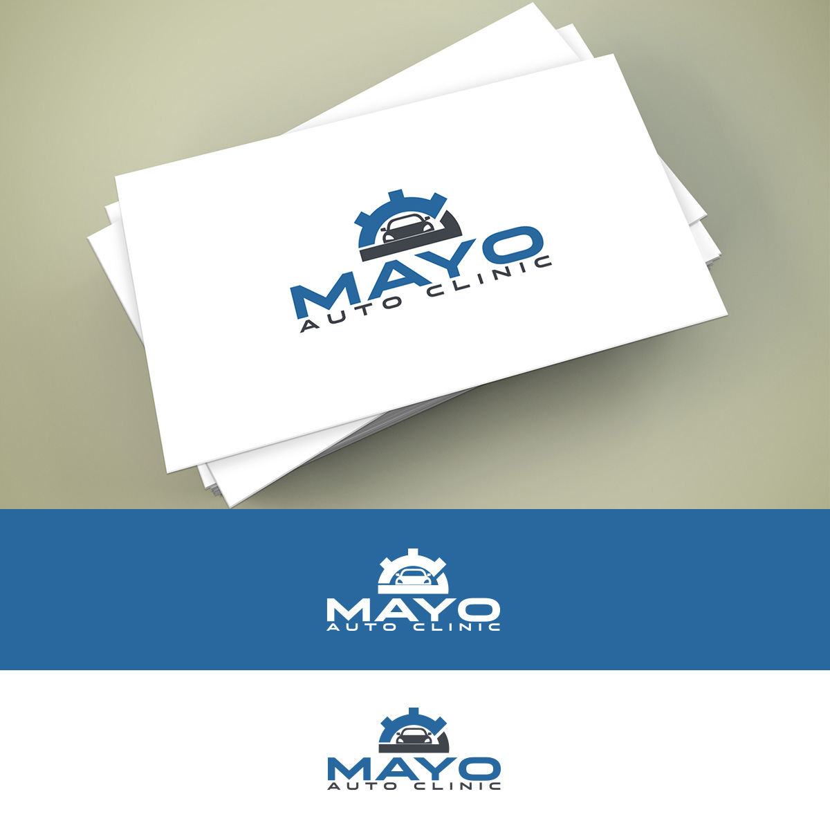 Serious, Masculine, Automotive Logo Design for Mayo Auto Clinic by