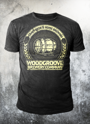 Woodgrove Brewery Co-Op T-Shirt Design | Diseño de Camiseta por badpixelarts