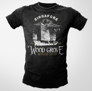 Woodgrove Brewery Co-Op T-Shirt Design
