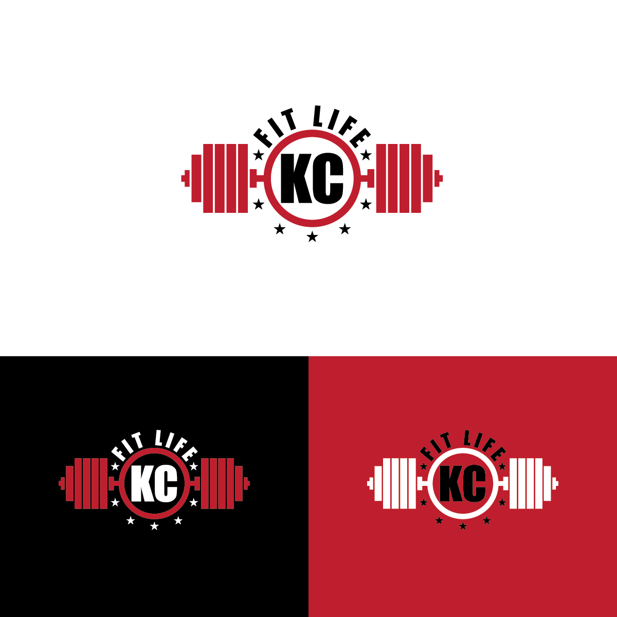 Logo Design by Creative Pixel Boxes for Fit Life KC | Design #19555441