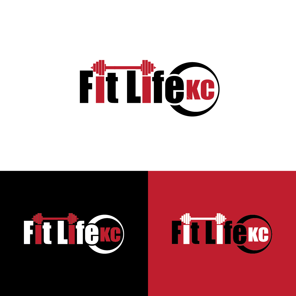 Logo Design by Creative Pixel Boxes for Fit Life KC | Design #19555442