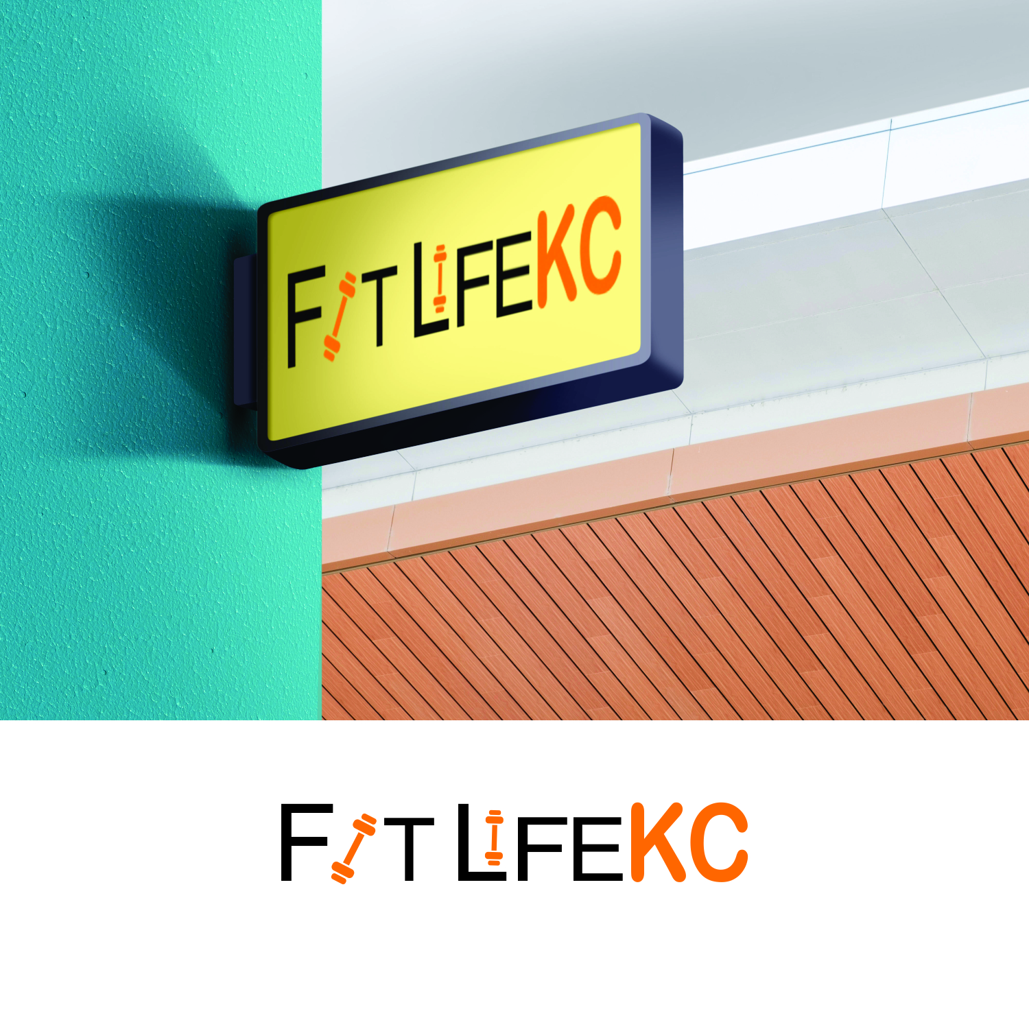 Logo Design by DARMAWAN design for Fit Life KC | Design #19561622