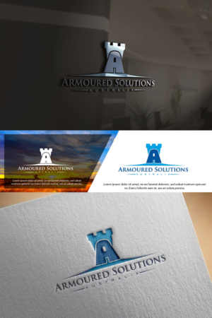 Logo Design by damian for Armoured Solutions Australia  | Design: #19558899