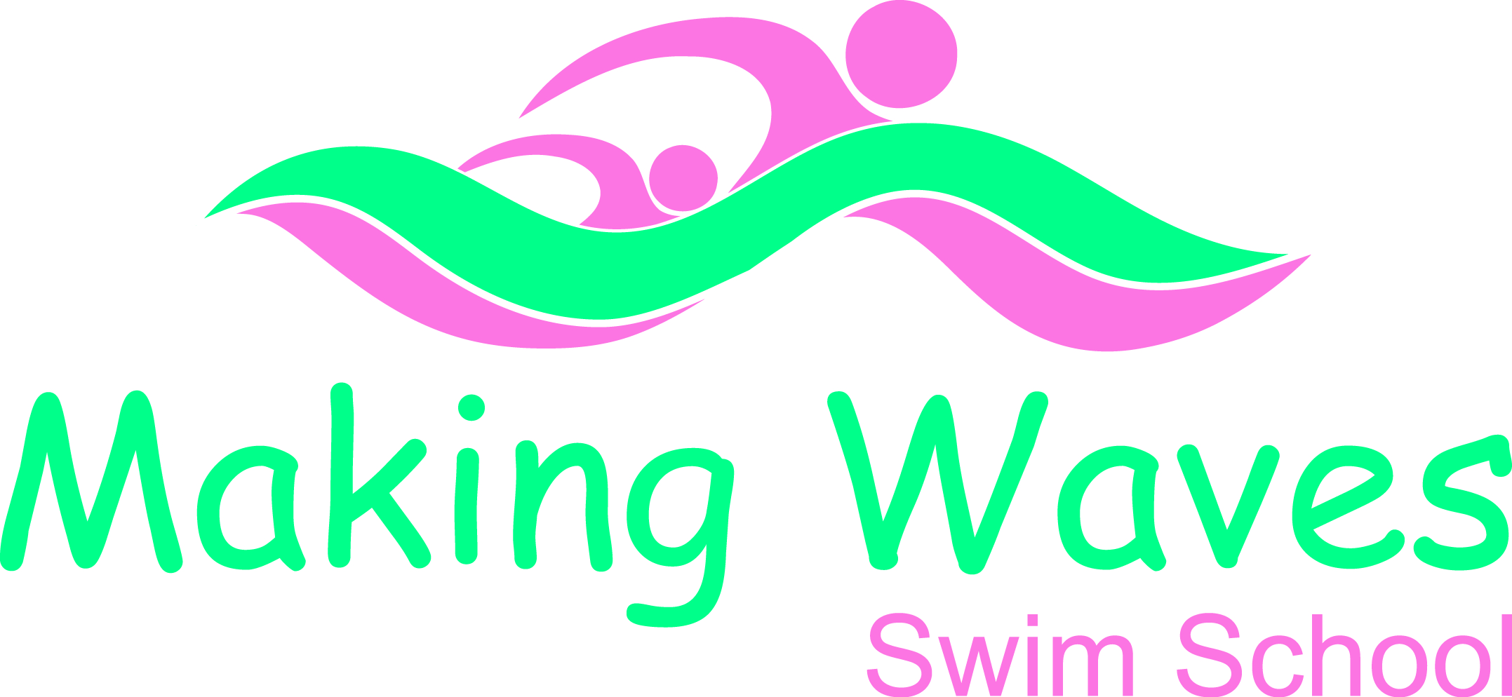 Logo Design by Roses Design for Making Waves Swim Sc | Design #56146