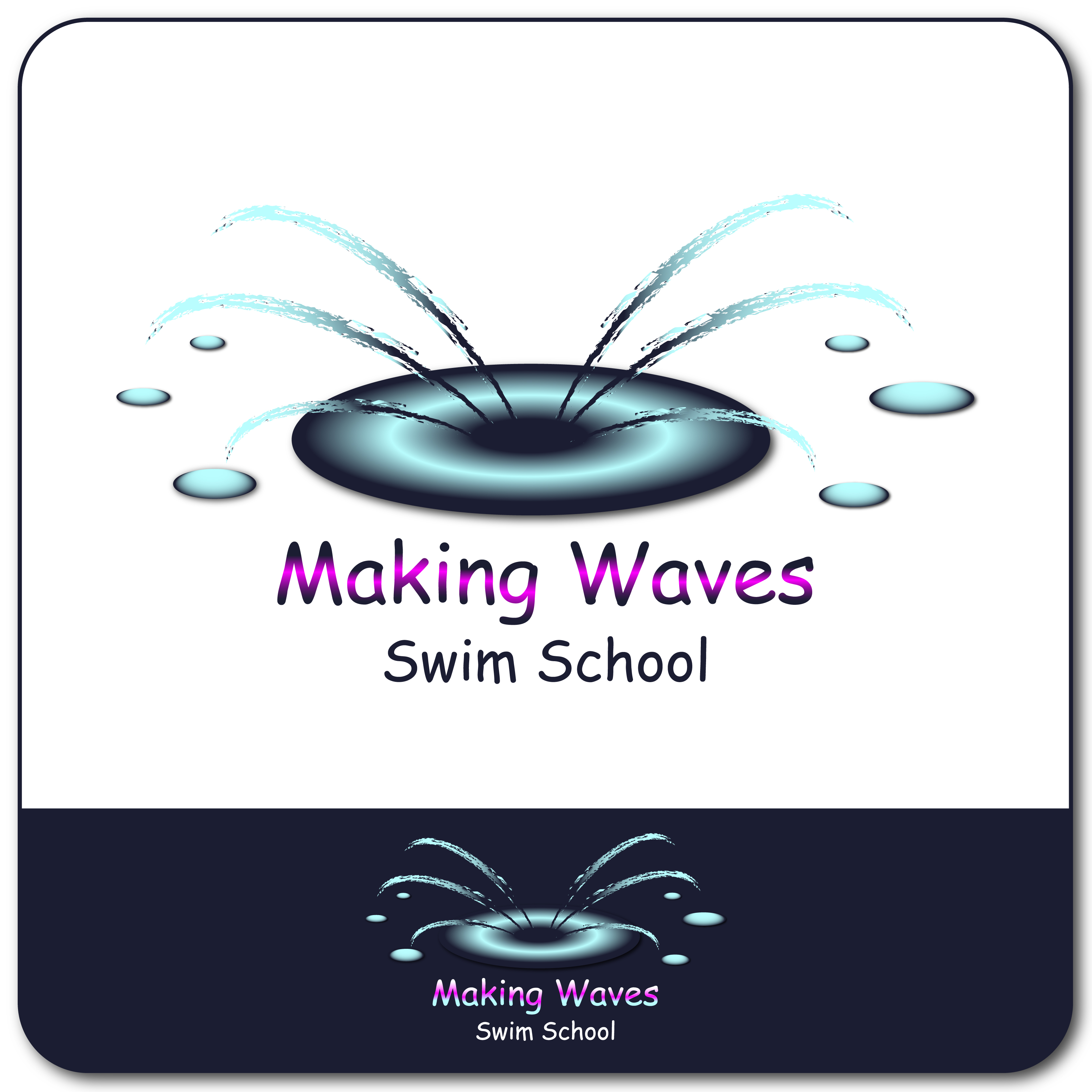 Logo-Design von UsBeingUs.com - Debs für Making Waves Swim Sc | Design #55811