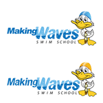 Logo Design by xenowebdev for Making Waves Swim Sc | Design #54456