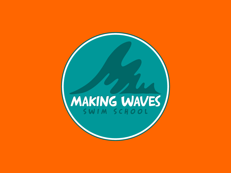 Logo-Design von Bardwell Designs für Making Waves Swim Sc | Design #54440