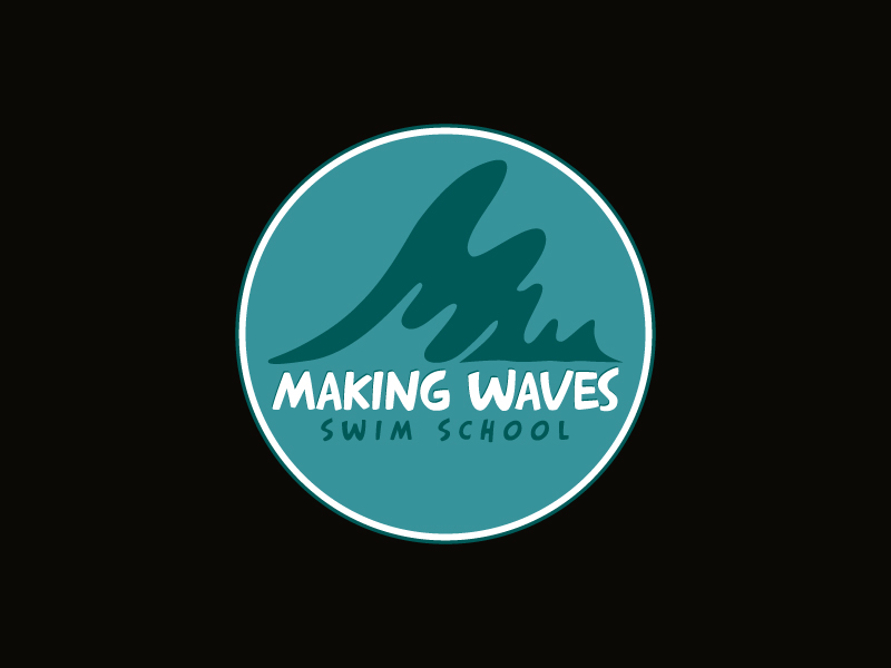Logo Design by Bardwell Designs for Making Waves Swim Sc | Design #54461