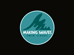 Logo Design by Bardwell Designs for Making Waves Swim Sc | Design: #54461