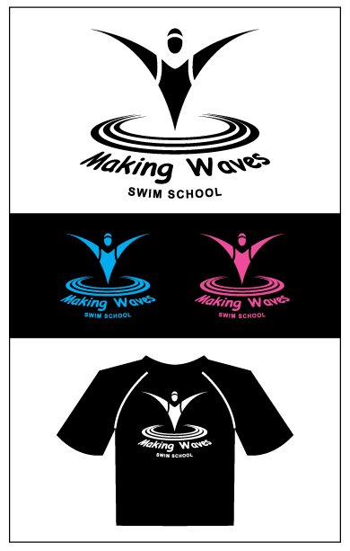 Logo Design by Olga Blankenship for Making Waves Swim Sc | Design #54707