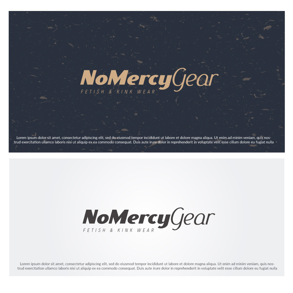 Logo Design by WILD FOX Desing Studio for No Mercy Gear | Design #19567874
