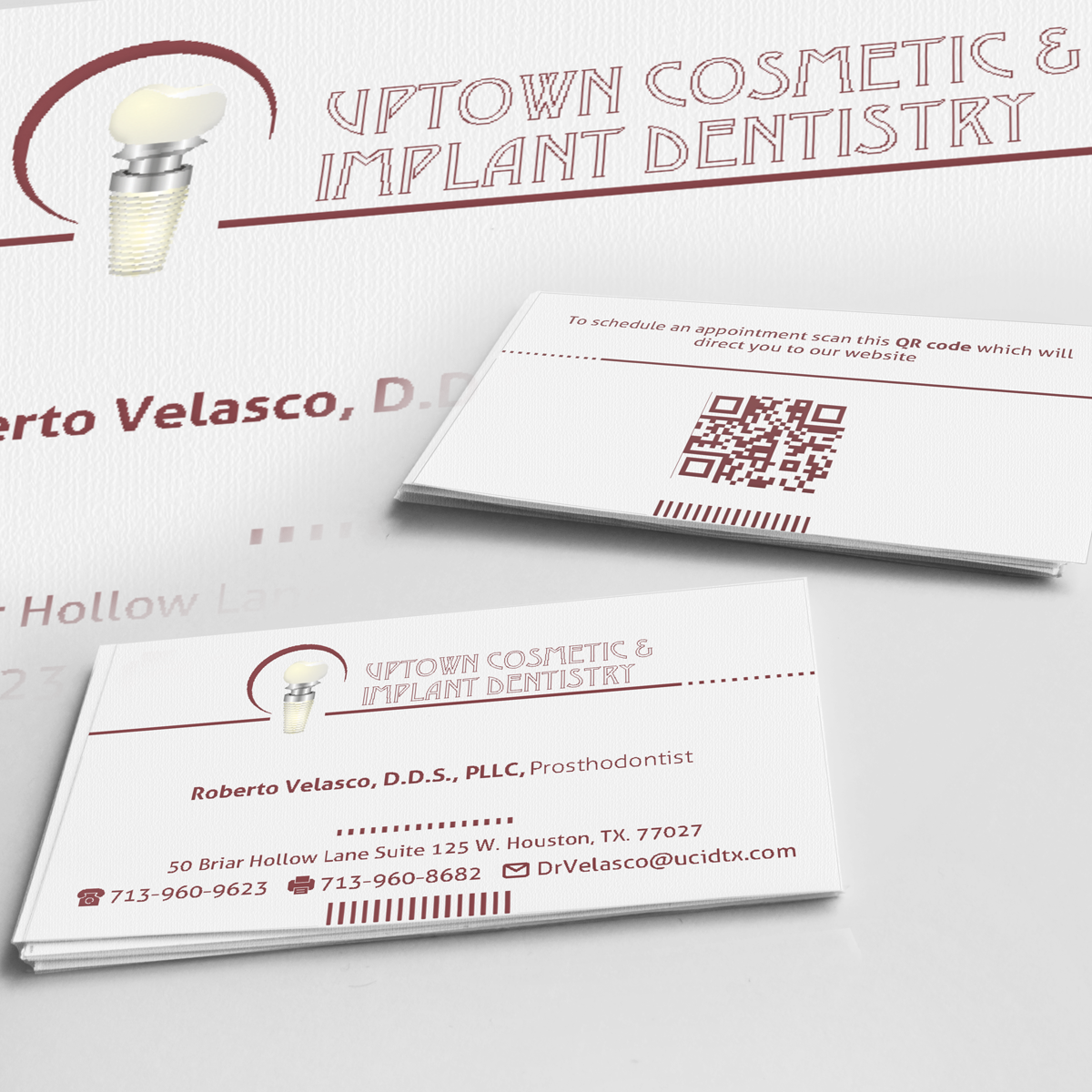 Stationery Design by webwee for Minuteman Press Post Oak | Design #2917108