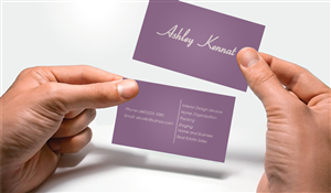 Business Card Design by cejhb for Accents By Ashley  | Design: #2901411