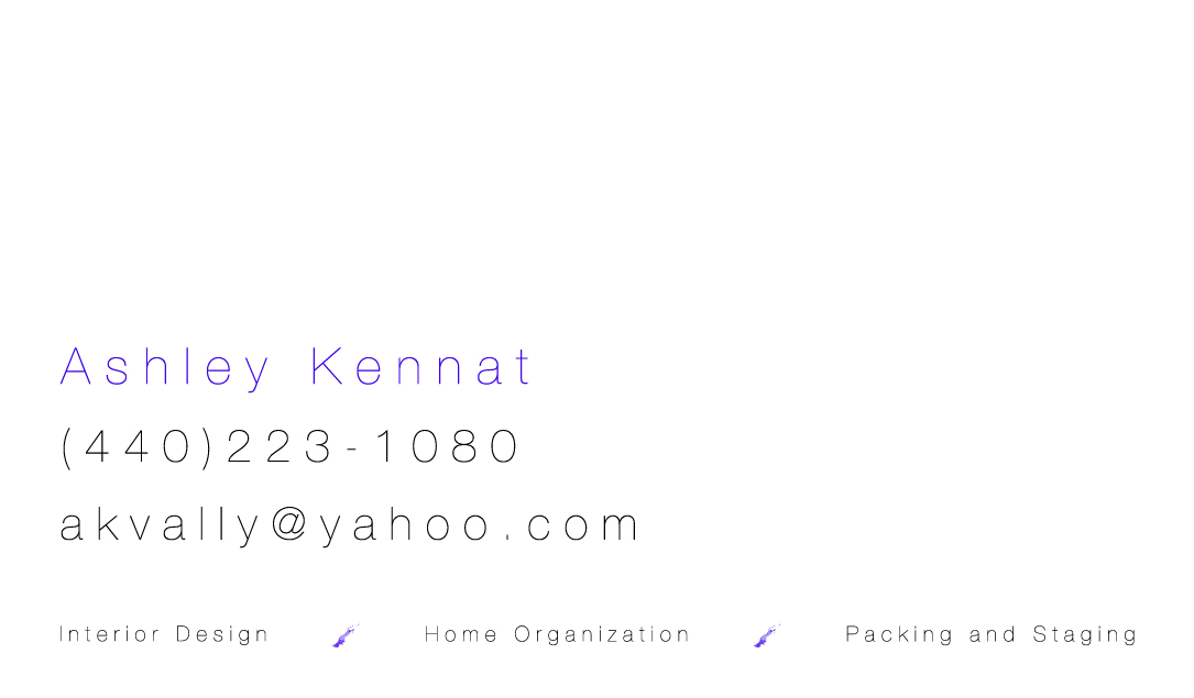 Business Card Design by btowndesign for Accents By Ashley  | Design #2898762