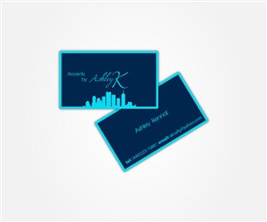 Business Card Design by tet+ for Accents By Ashley  | Design: #2899981